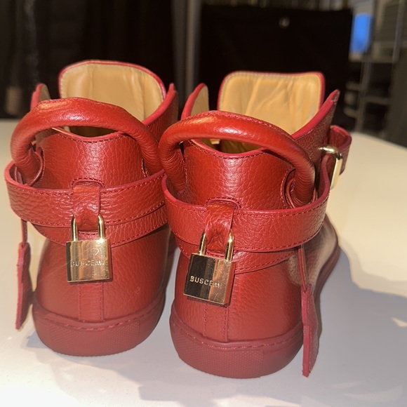Buscemi Alce High-Top Sneakers Red Men’s Size EU 43/US10 - Picture 2 of 5